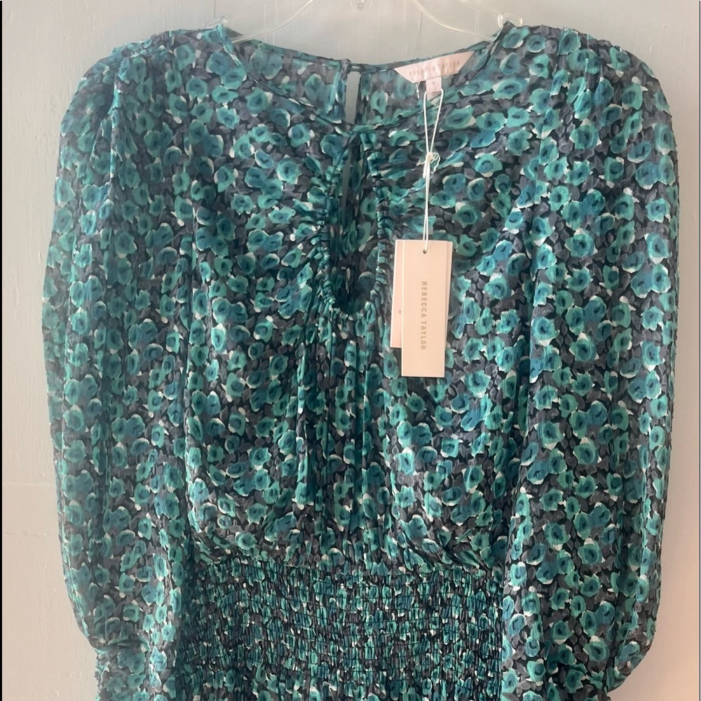 NWT Rebecca Taylor silk/cotton dress